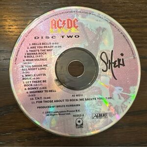 AC/DC Live, Disc 2 (CD, 1992) DISC ONLY, Tested, Working